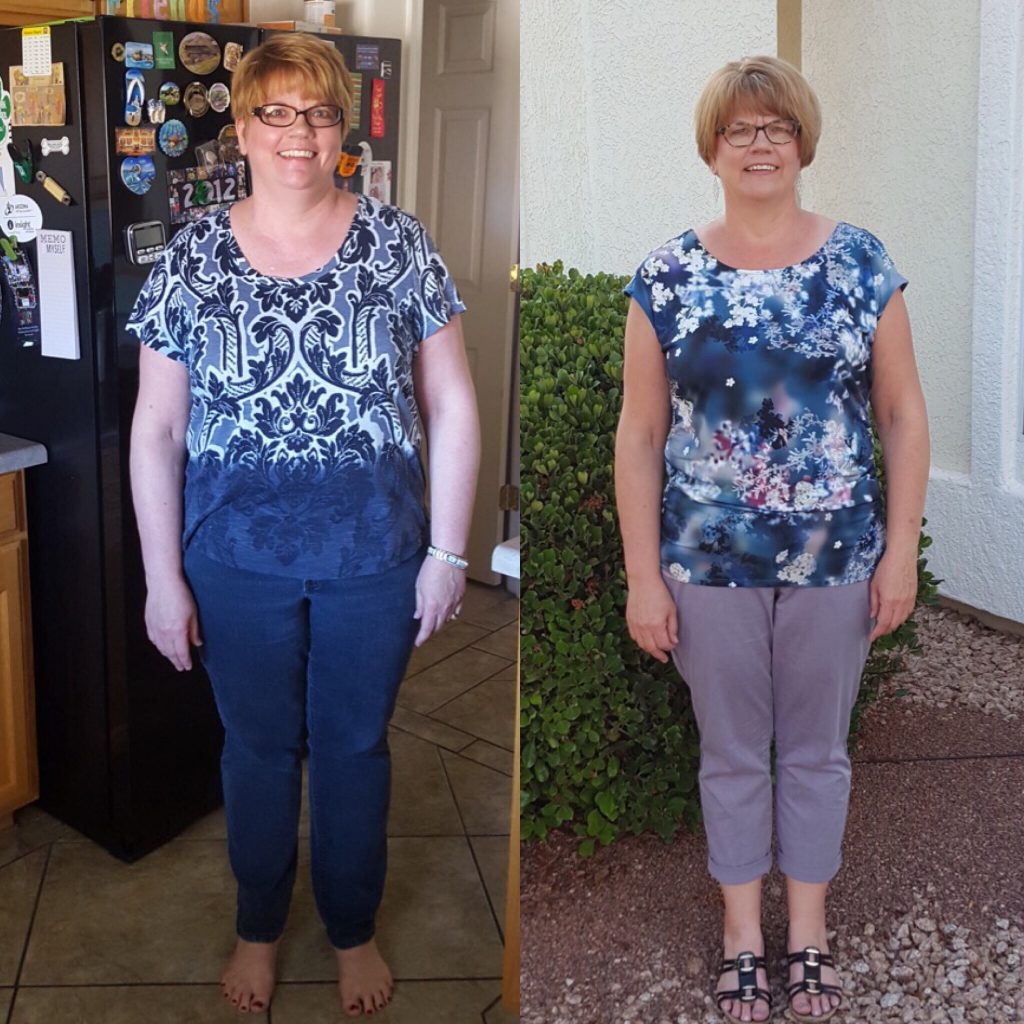 Carla Before After 30 Days of Eating Clean
